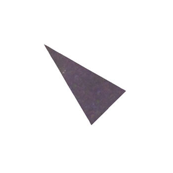 Mosaic House Moroccan tile UL Triangle C 9 Purple  solid zellige, mosaic, zellij, loose, size, glaze 